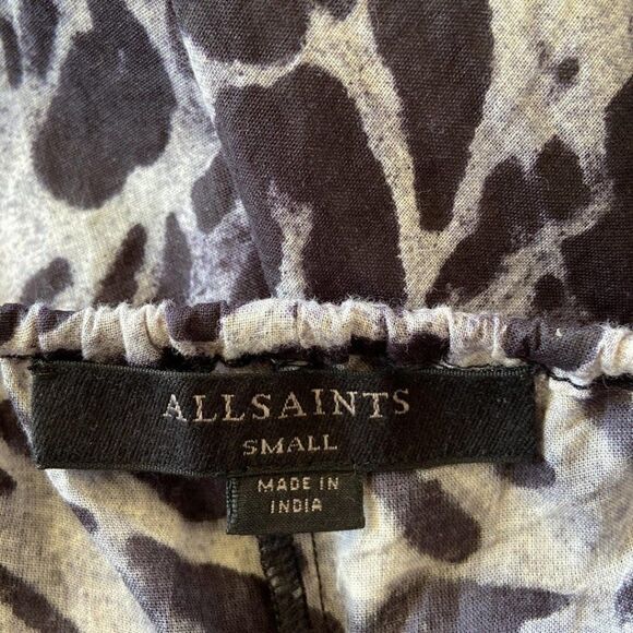 All Saints Dress”Essie Ambient “ Leopard Print Maxi Dress Nwot Excellent - Picture 8 of 8
